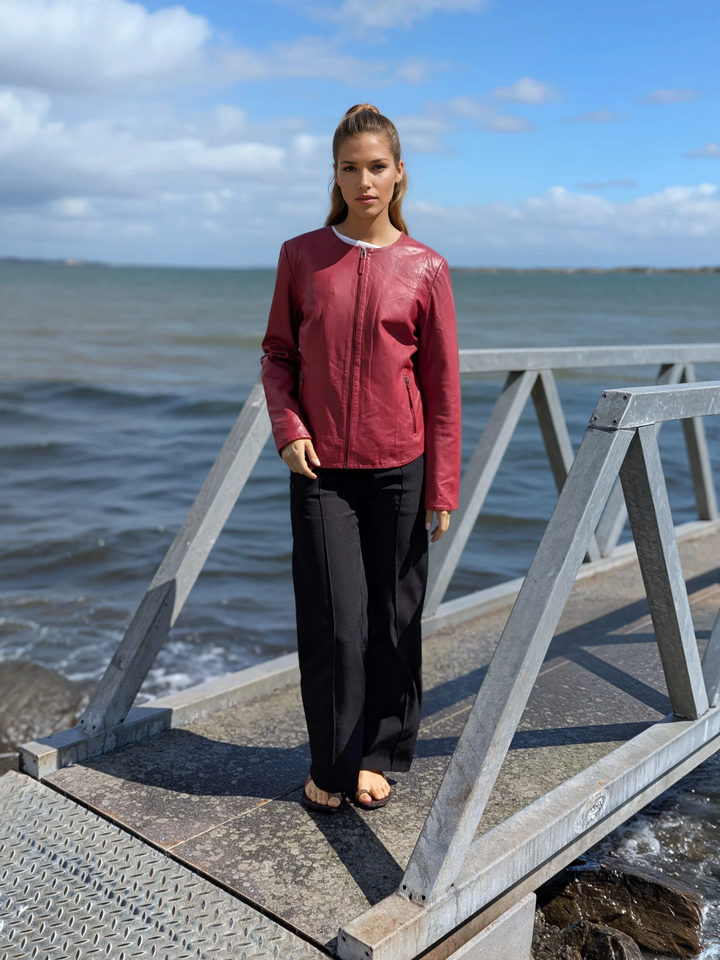 PP 108 - Comfort - Lamsleer - Dames - Rood
