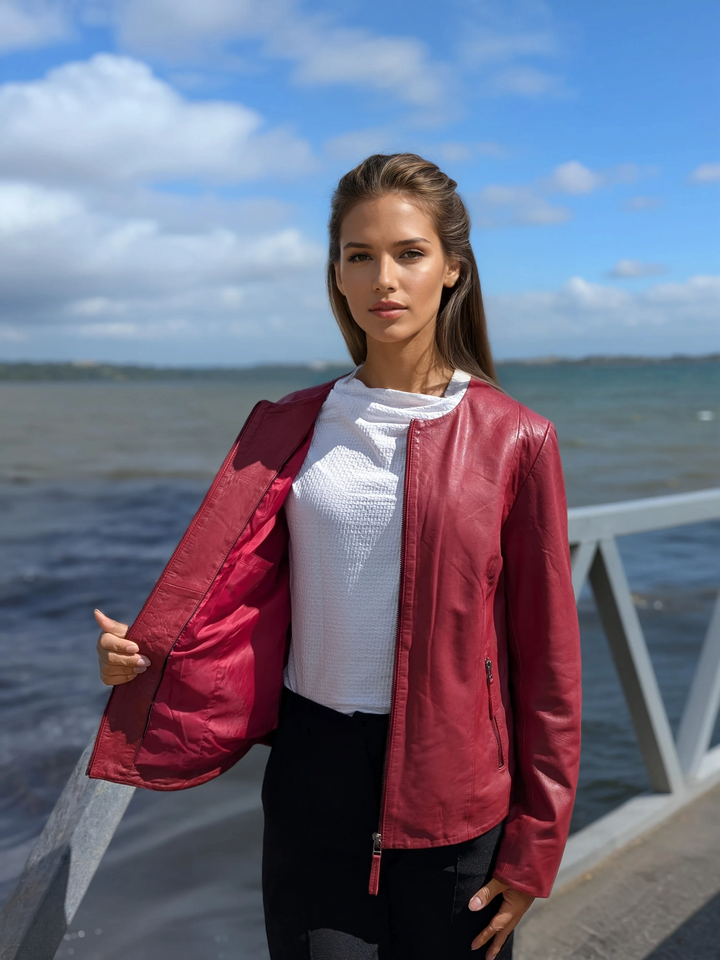 PP 108 - Comfort - Lamsleer - Dames - Rood