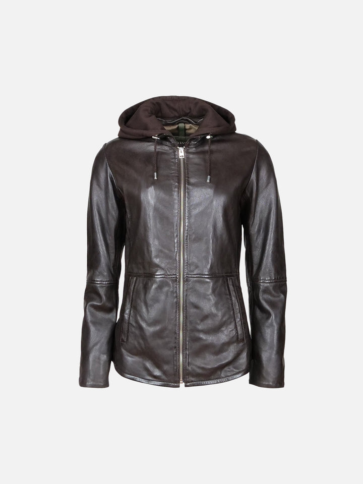Hollis, 65 cm. - Schapenleer - Dames - Donkerbruin