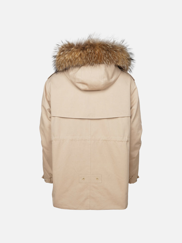Gigi, 77 cm. - Hette - Tekstiljakke - Dame - Beige
