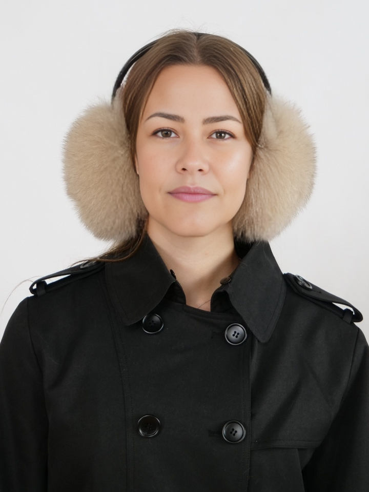 HL7E007 Fox oorkappen - Fox - Accessoires - Camel Snow Top