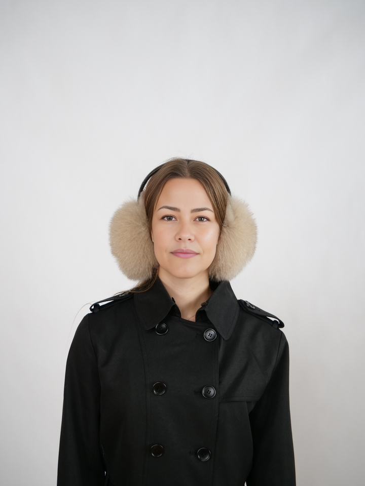 HL7E007 Fox oorkappen - Fox - Accessoires - Camel Snow Top