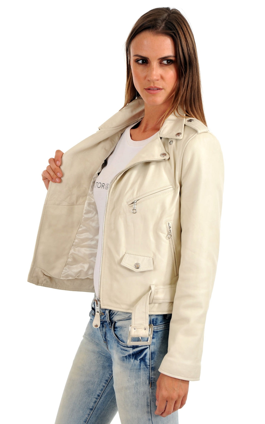 A "LCW8600" Blanc Schott Blouson Femme interior photo