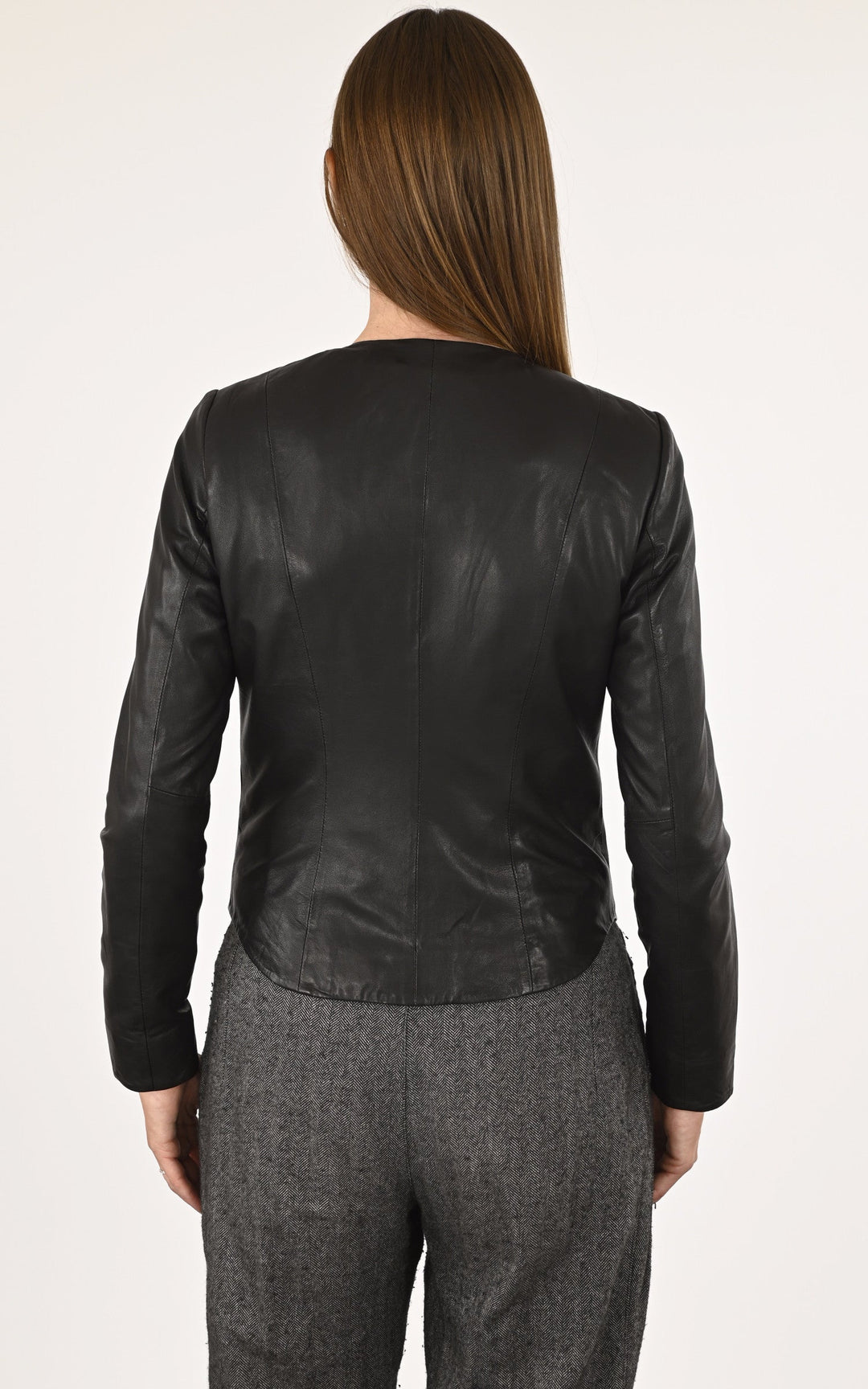 A "P1418" Noir La Canadienne Spencer Femme back photo