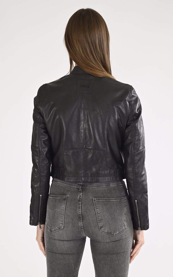 A "LOLA 104174" Noir Rose Garden Blouson Femme back photo