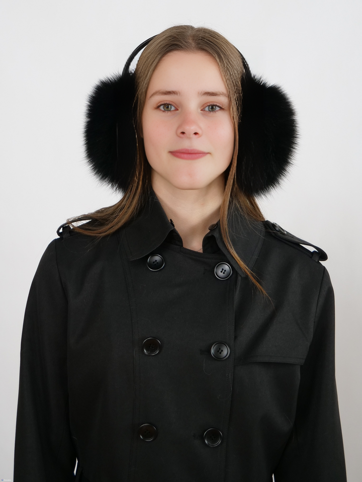 HL7E007 Fox Hörselkåpor - Fox - Tillbehör - Svart