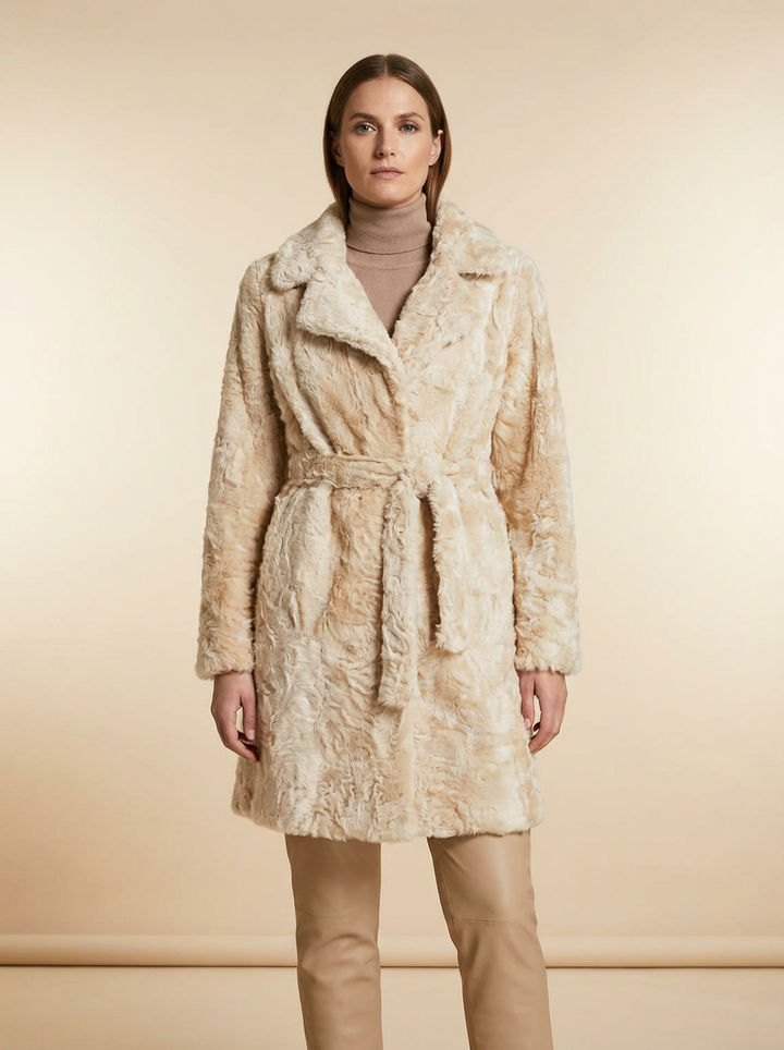 Aloma, 90 cm. - Silkelam - Damer - Pearl Beige