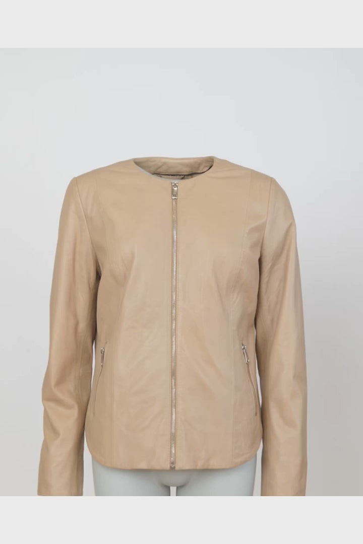 PP 108 - Comfort, 60 cm. - Lam Malli Leer - Dames - Café