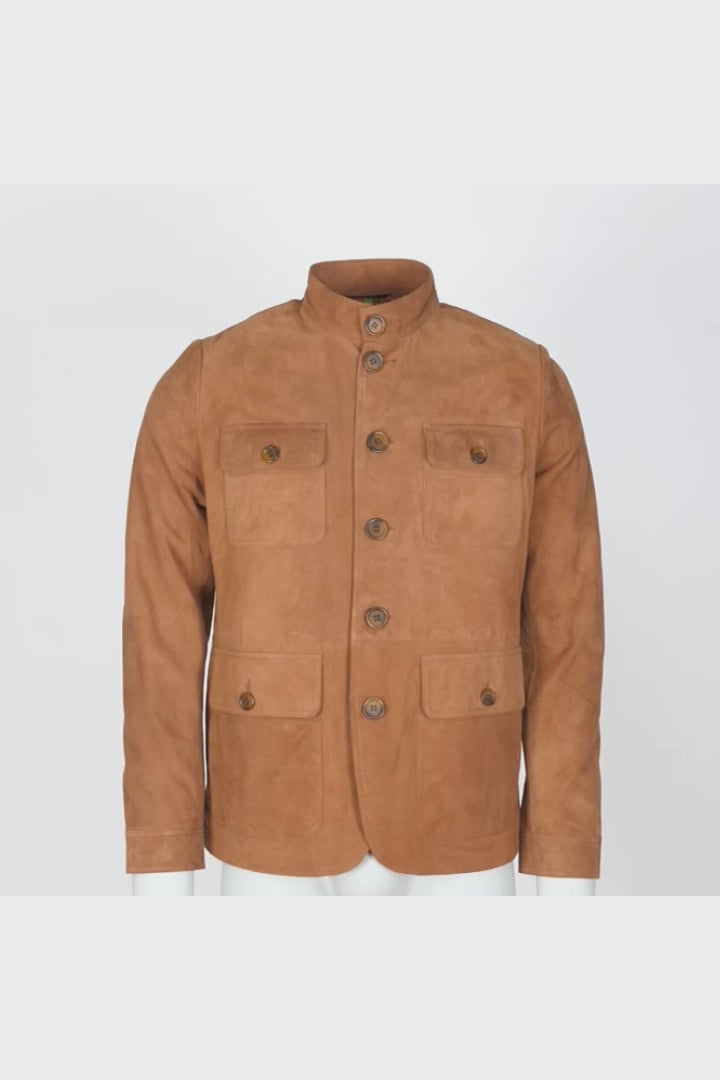 Cascade - Gede Ruskind - Mand - Mørk Cognac