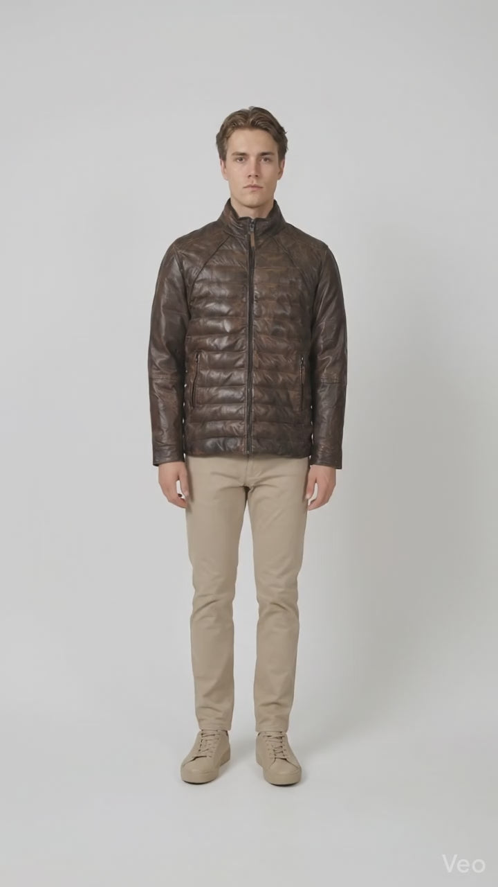 Ny Freddy - Lammelæder - Mand - Royal Brown