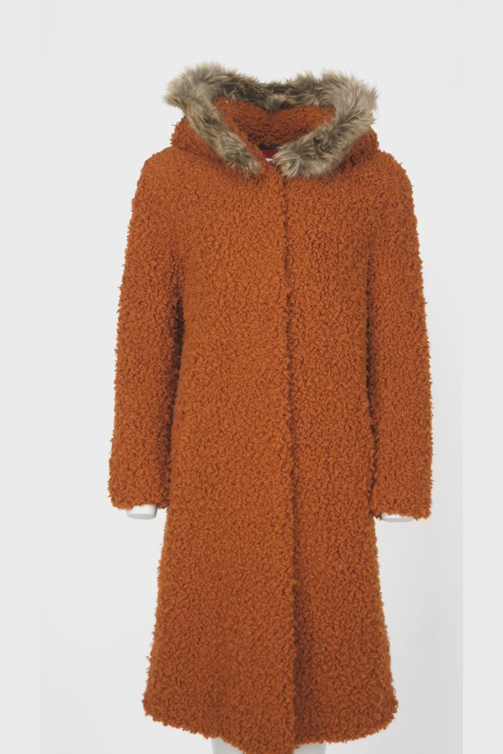 Turi - 100% Faux Fur - Kvinder - Brændt sukker