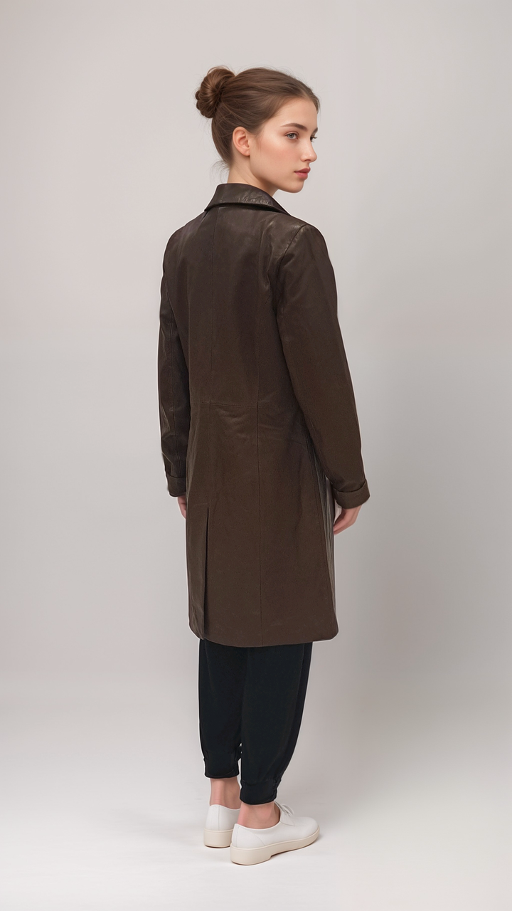 Erika 92 cm – Lamm – Damen – Kanabraun