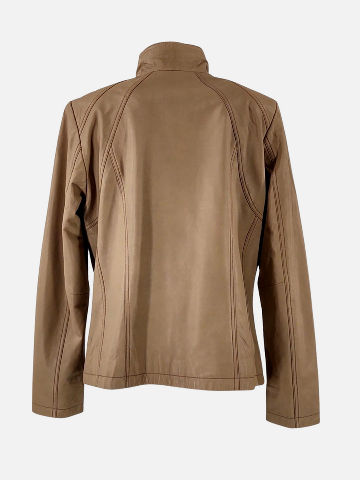 P 14-02 - Comfort - Lam Malli Leer - Dames - Beige