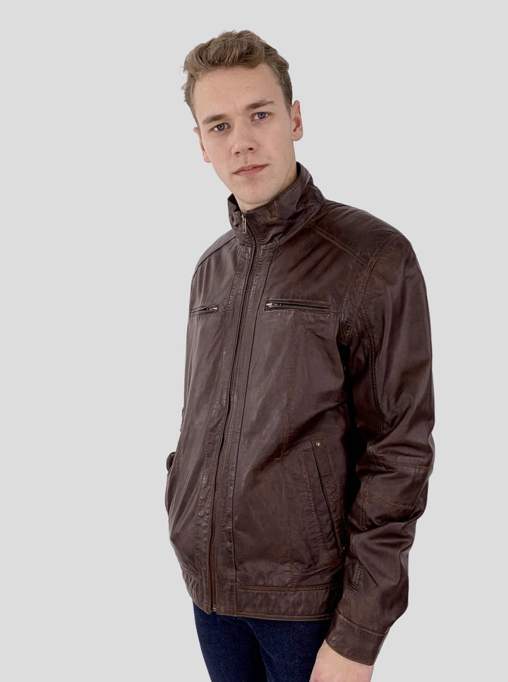 51540 - Pelle di Agnello Malli - Uomo - Marrone Rame