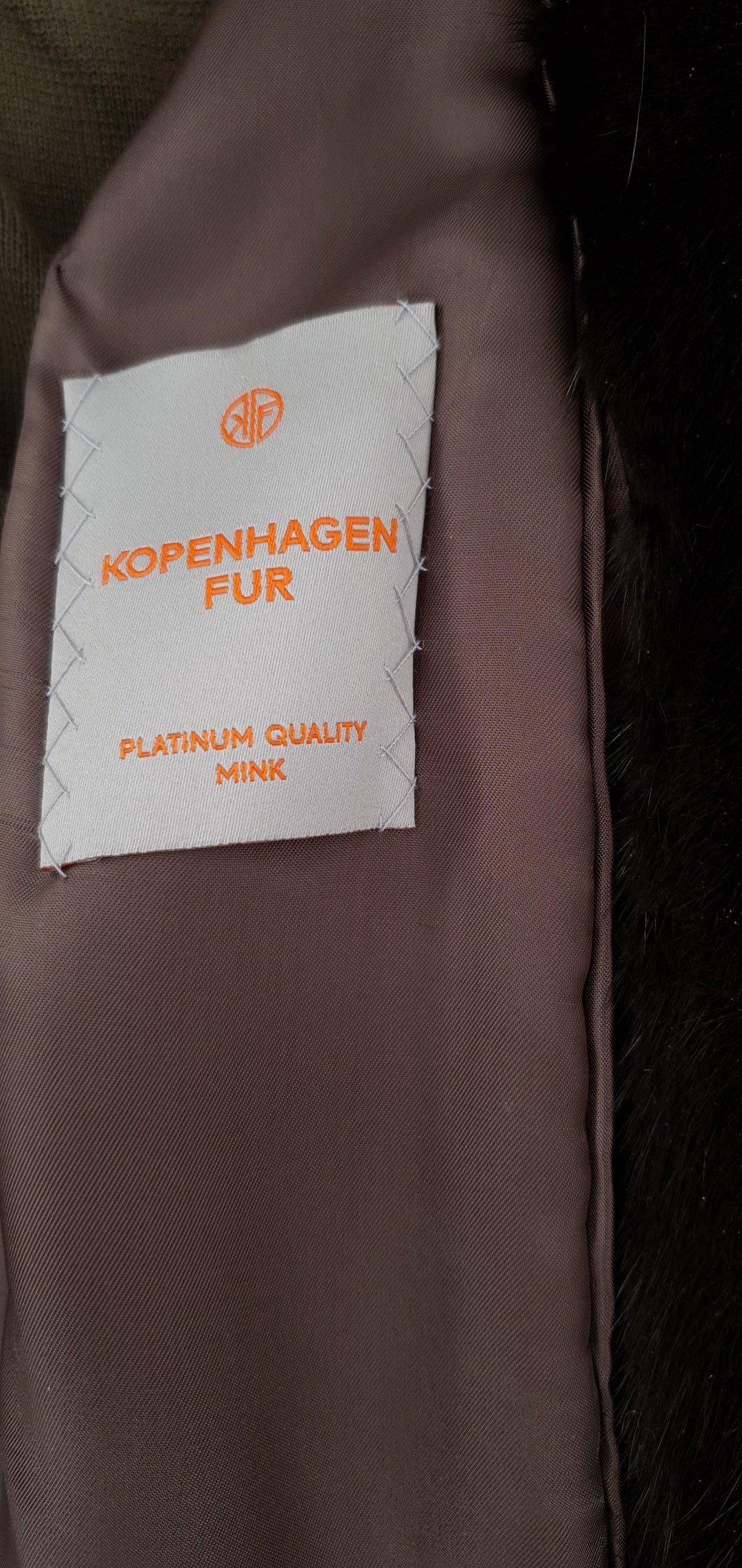 Denise West, 92 cm.  - Mink - Damer - Chokolade - Mink - Damer - Denise West, 92 cm.  - Mink - Kvinder - Chokolade - Stampe Pels