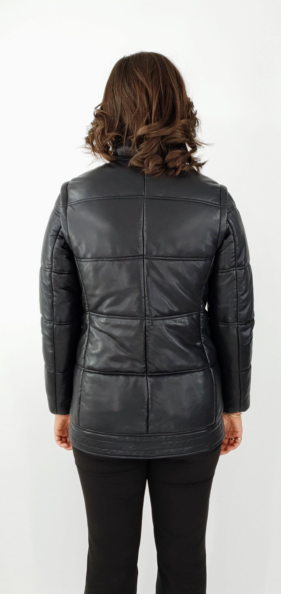 Vera - Lamb Malli Leer - Dames - Zwart - Lamb Malli Leer - Dames - Vera - Lamb Malli Leer - Dames - Zwart - Stampe Pels
