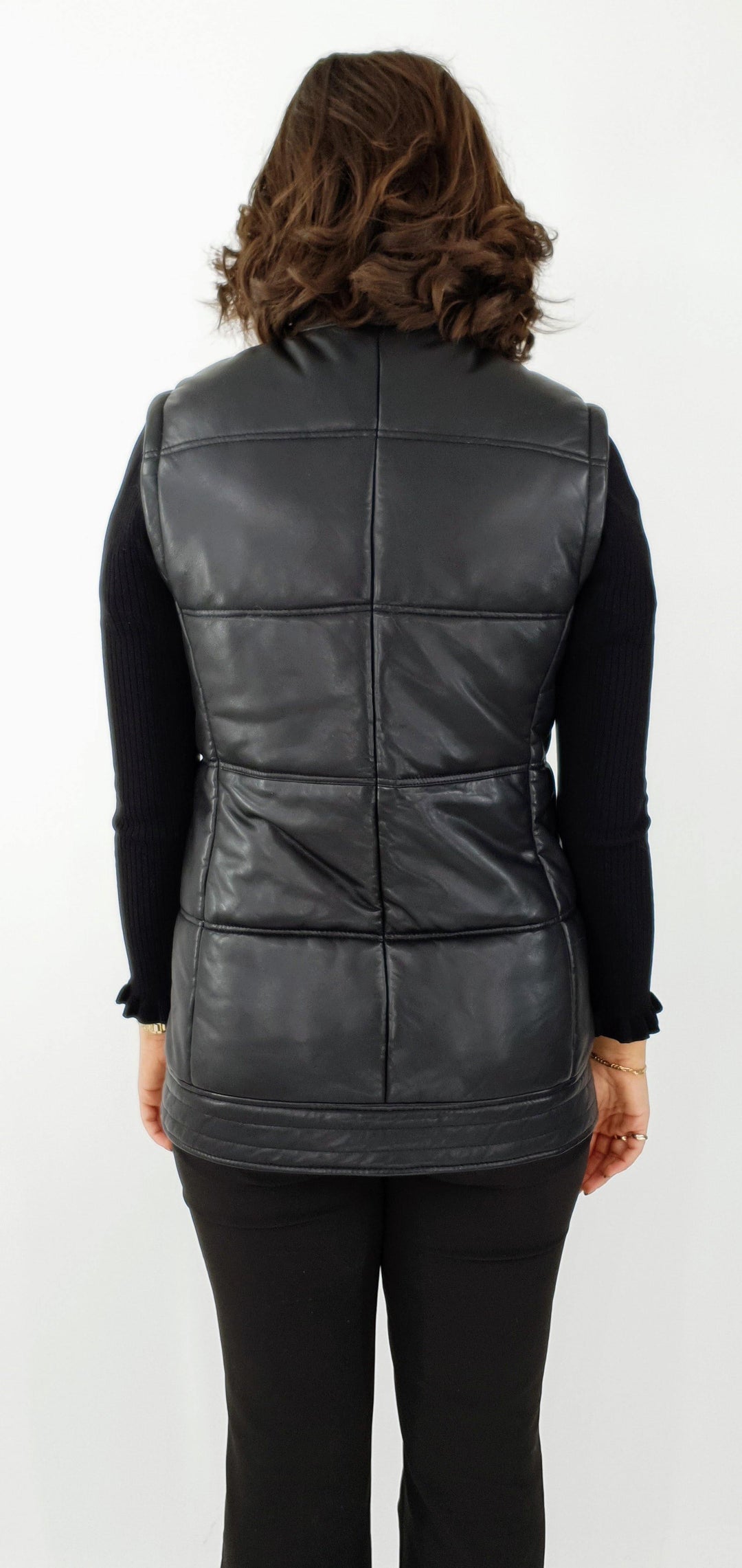 Vera - Lamb Malli Leer - Dames - Zwart - Lamb Malli Leer - Dames - Vera - Lamb Malli Leer - Dames - Zwart - Stampe Pels
