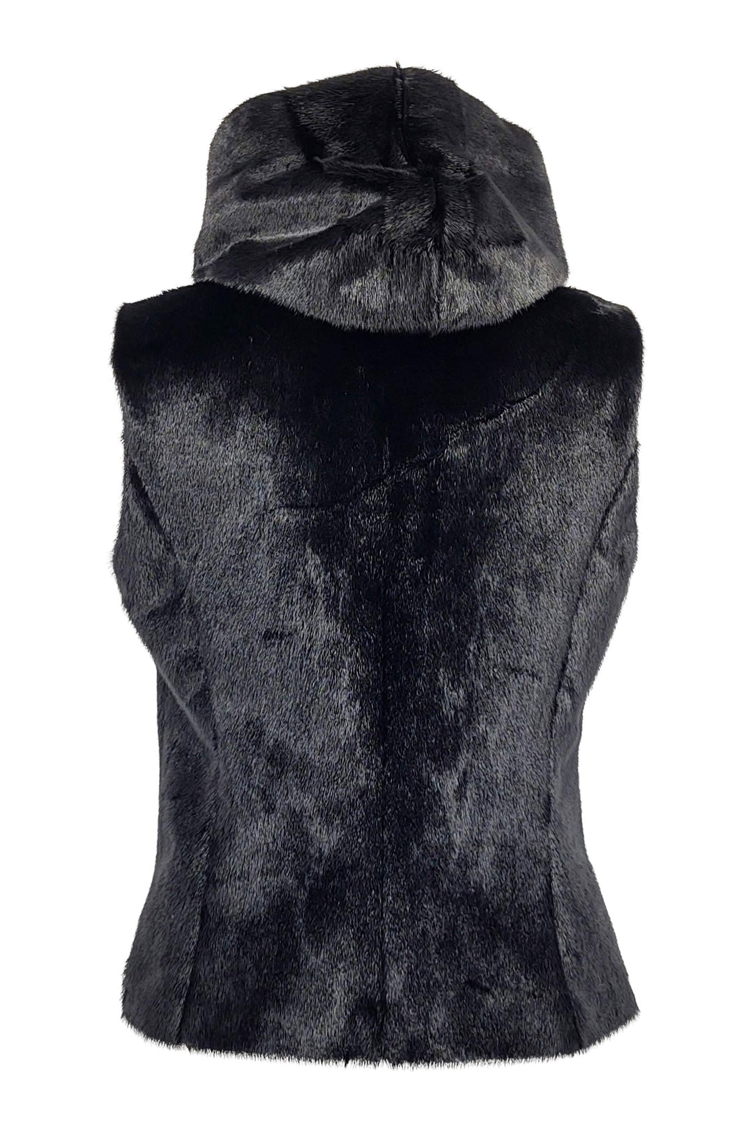 Dorte West, 61 cm. - Hette - Ringsel (Ringsæl) - Dame - Svart / Sæl Skinds Pels - Levinsky - Kvinde | STAMPE PELS