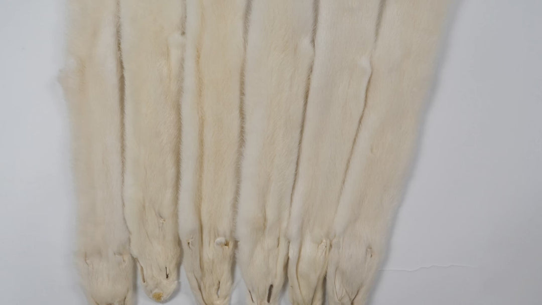 Mink White M. - Kledd Pelshud - Pels