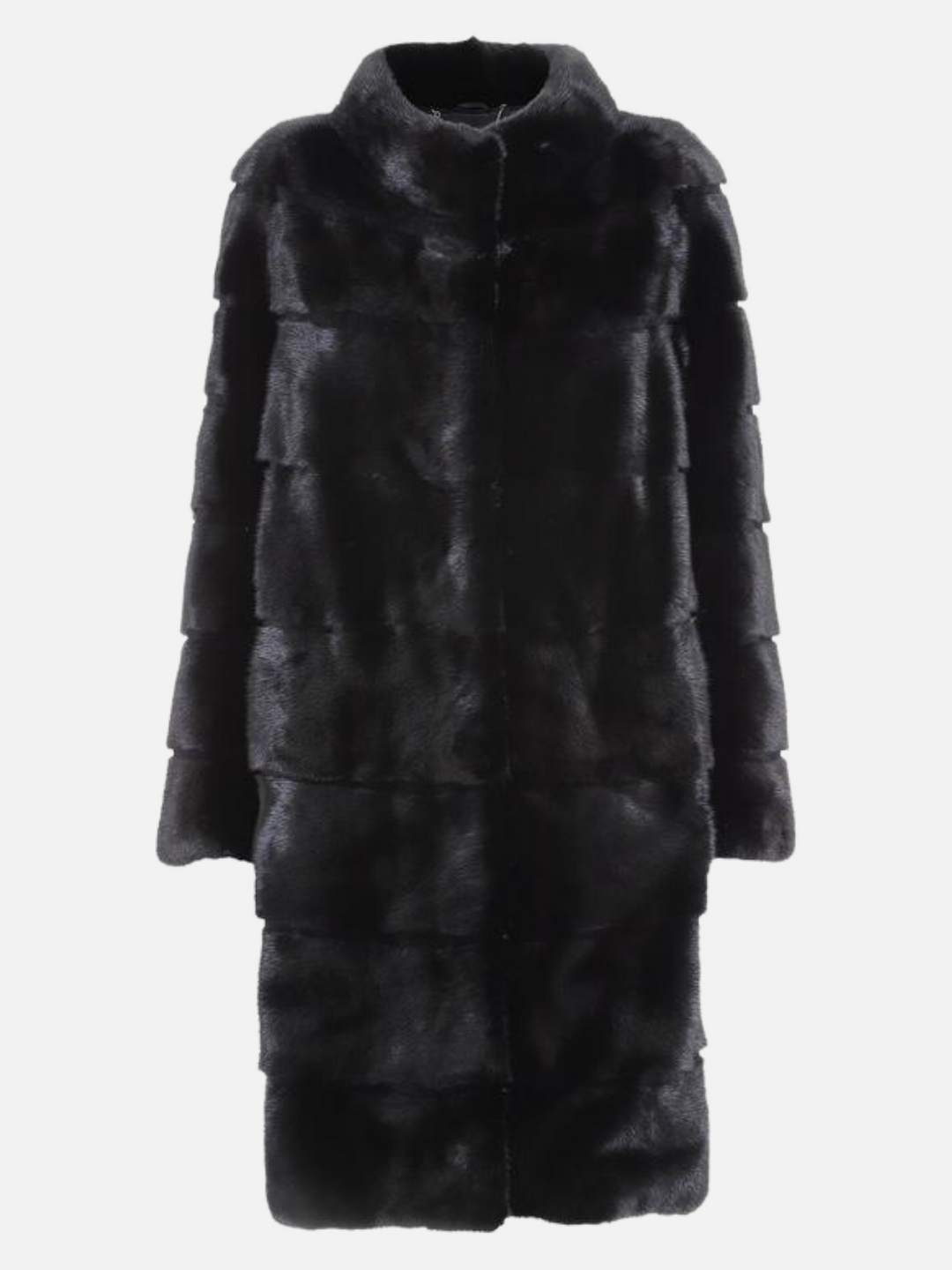 Sabine, 95 cm. - Krage - Minkfarget - Dame - Svart / Mink Pels - Levinsky – Kvinde