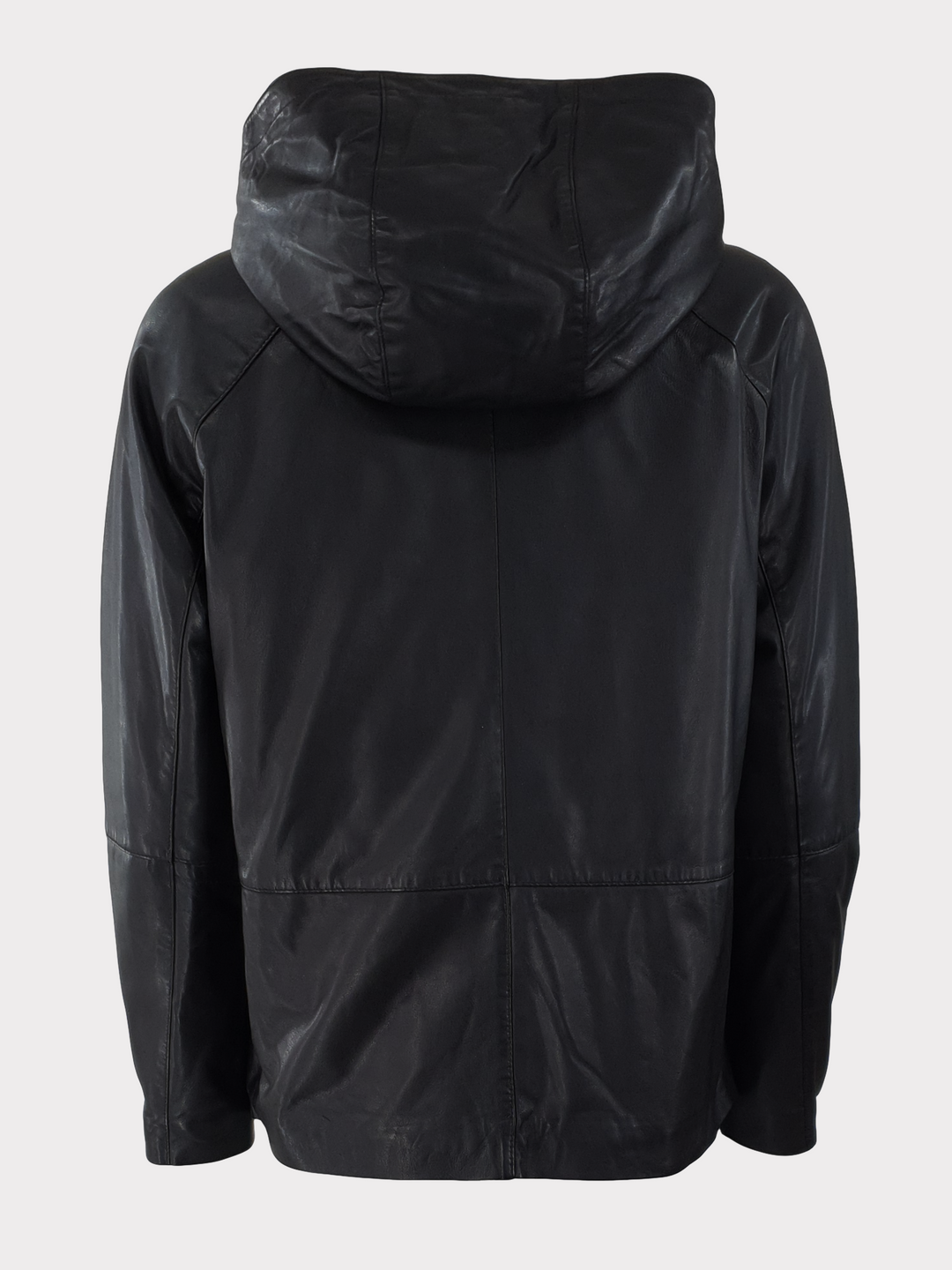 Coline - Hood - Lamsleren jas - Dames - Zwart