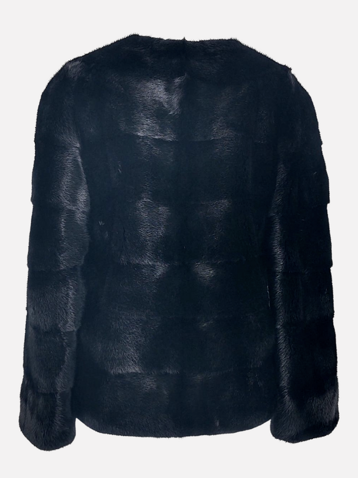Asta, 60 cm. - Mink - Kvinder - Sort