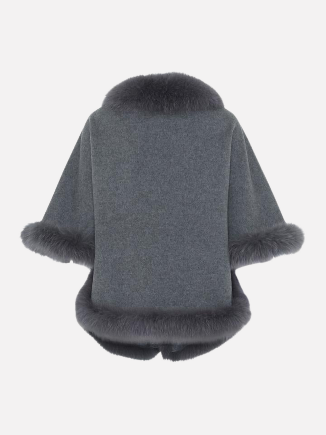 Chadron Cape, 65 cm. - Tyndere Double Face Wool - Grå