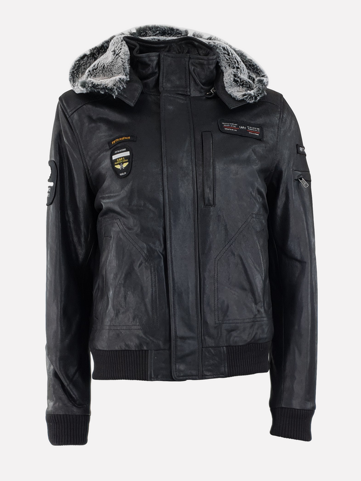 Ladies Captain - Goat Distress Leather - Women - Black