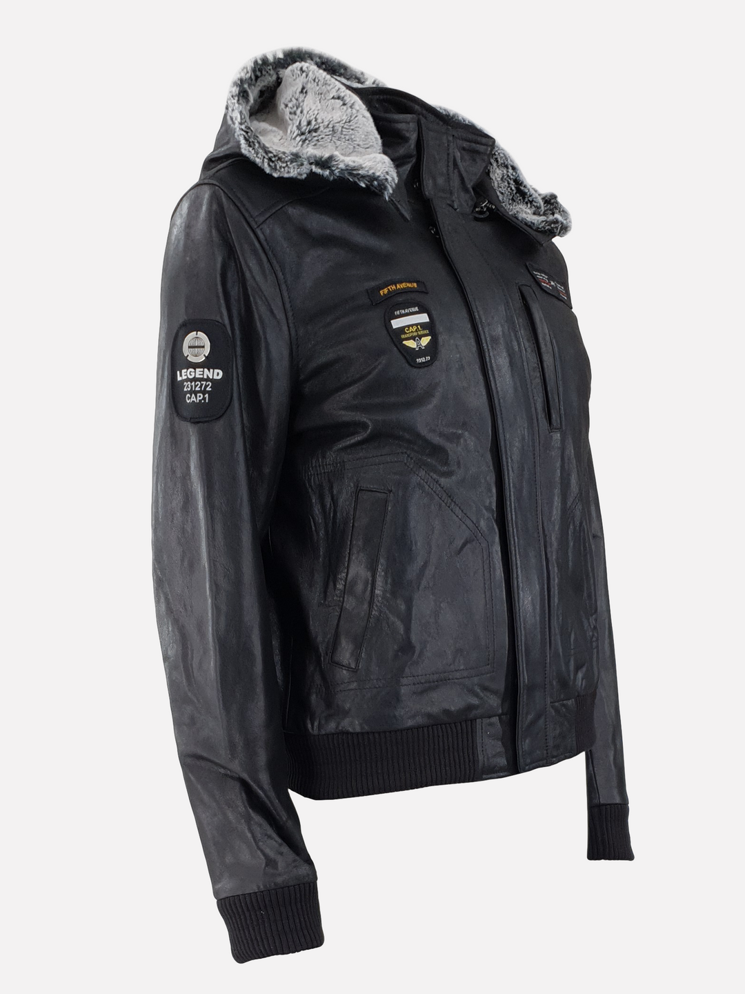 Ladies Captain - Goat Distress Leather - Women - Black