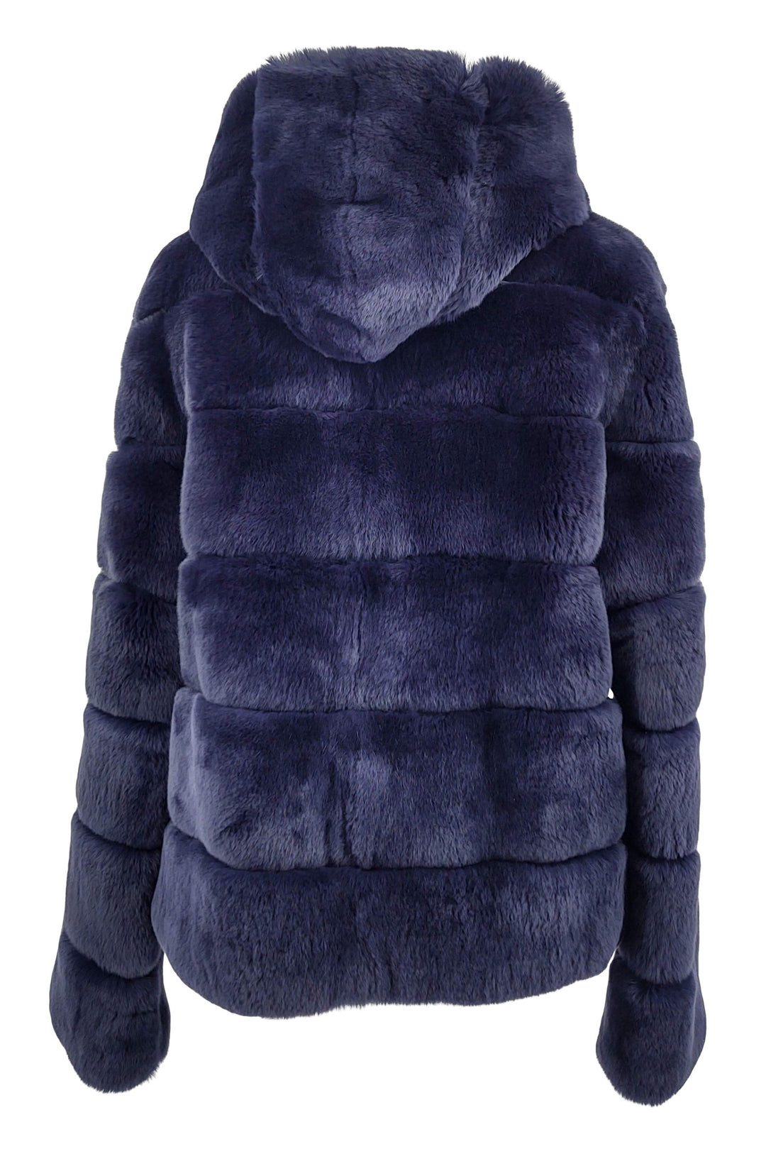 Petrovski, 60 cm. - Hætte - Rex - Damer - Navy / Rex Kanin Pels - Levinsky - Kvinde | STAMPE PELS