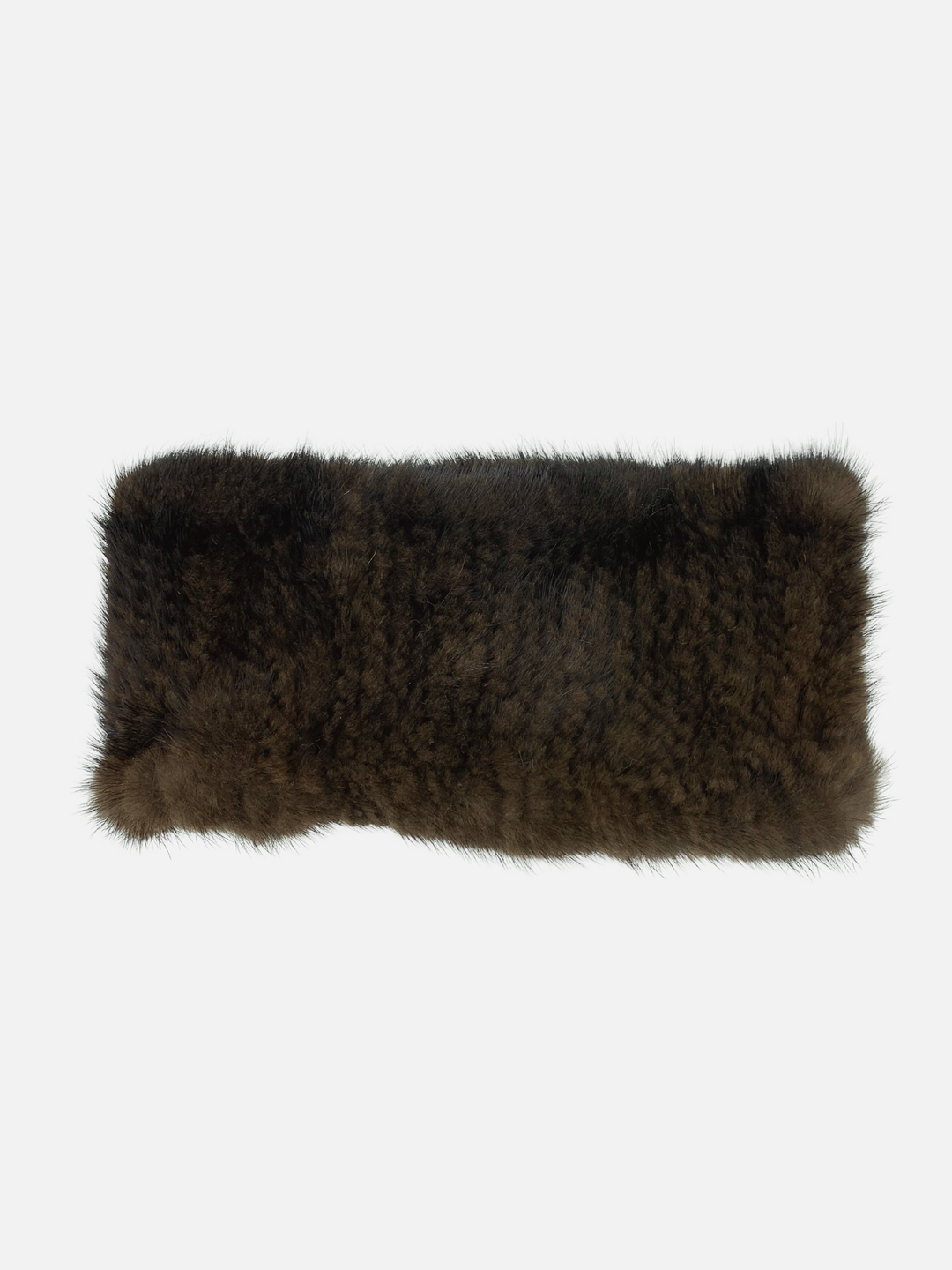 Gebreide Hoofdband - Mink Knitted - Accessoires - Bruin