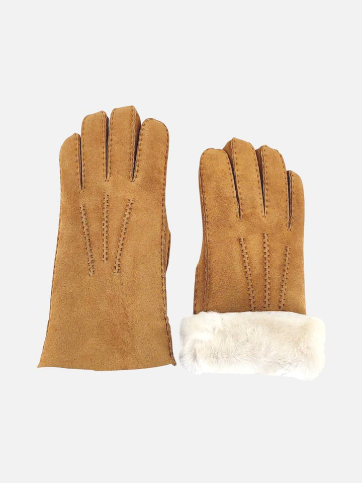 ZXM-010 Shearling Handsker - Kamel