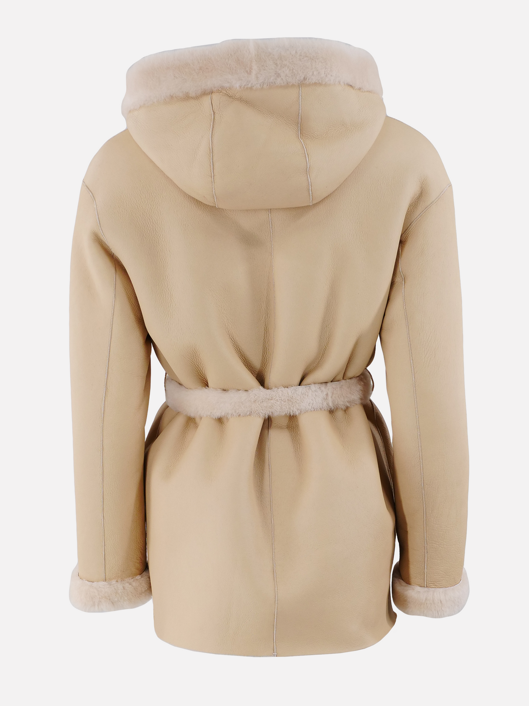 Floss, 80 cm. - Hette - Nappa Lamb - Dame - Mørk Beige