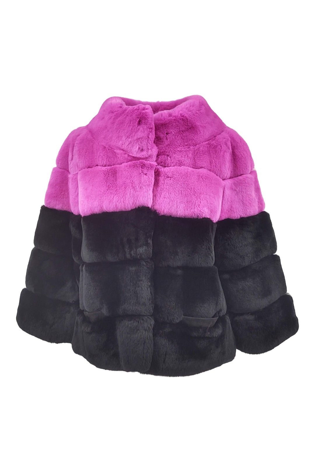 FM 1053 Mix, 55 cm. - Rex - Damer - Pink & Black / Rex Kanin Pels - Levinsky - Kvinde | STAMPE PELS