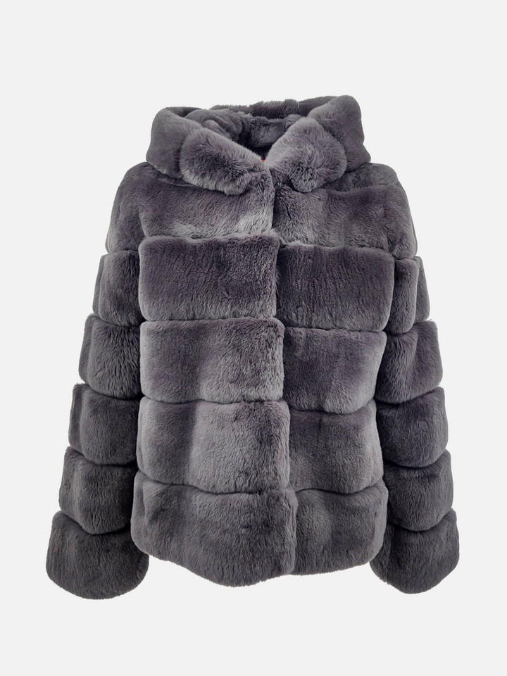 Petrovski, 60 cm. - Rex-konijnenjas - Dames - Donkergrijs