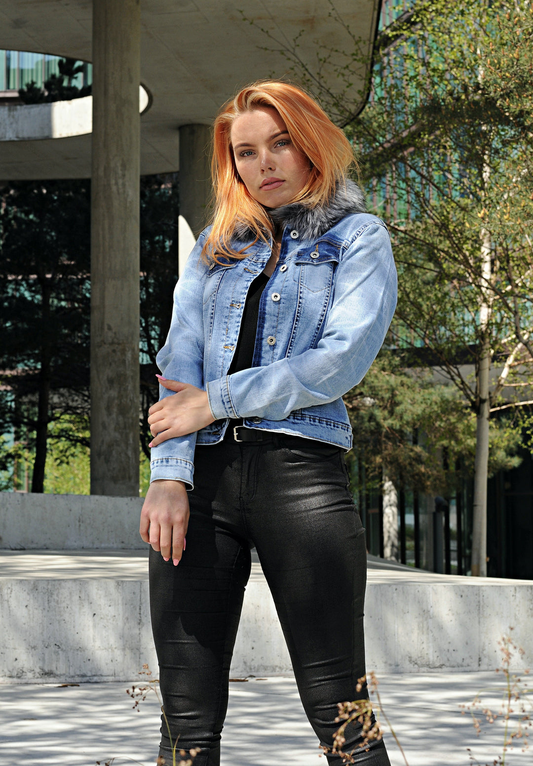 Vila Denim - Tekstil - Damer - Lyseblå | STAMPE PELS