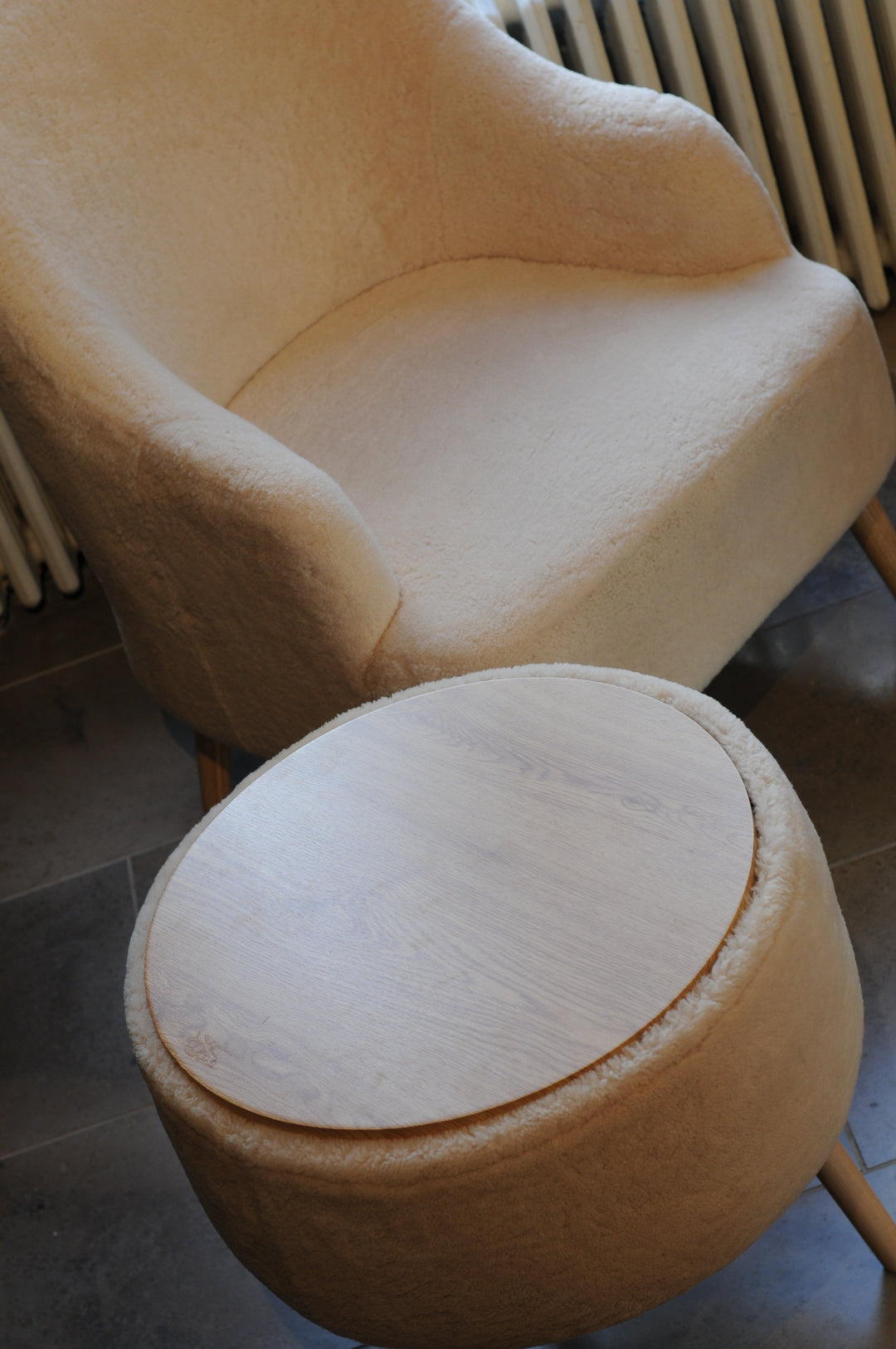 Levinsky Bord nr. 3 - Australsk lam - Tilbehør - Beige