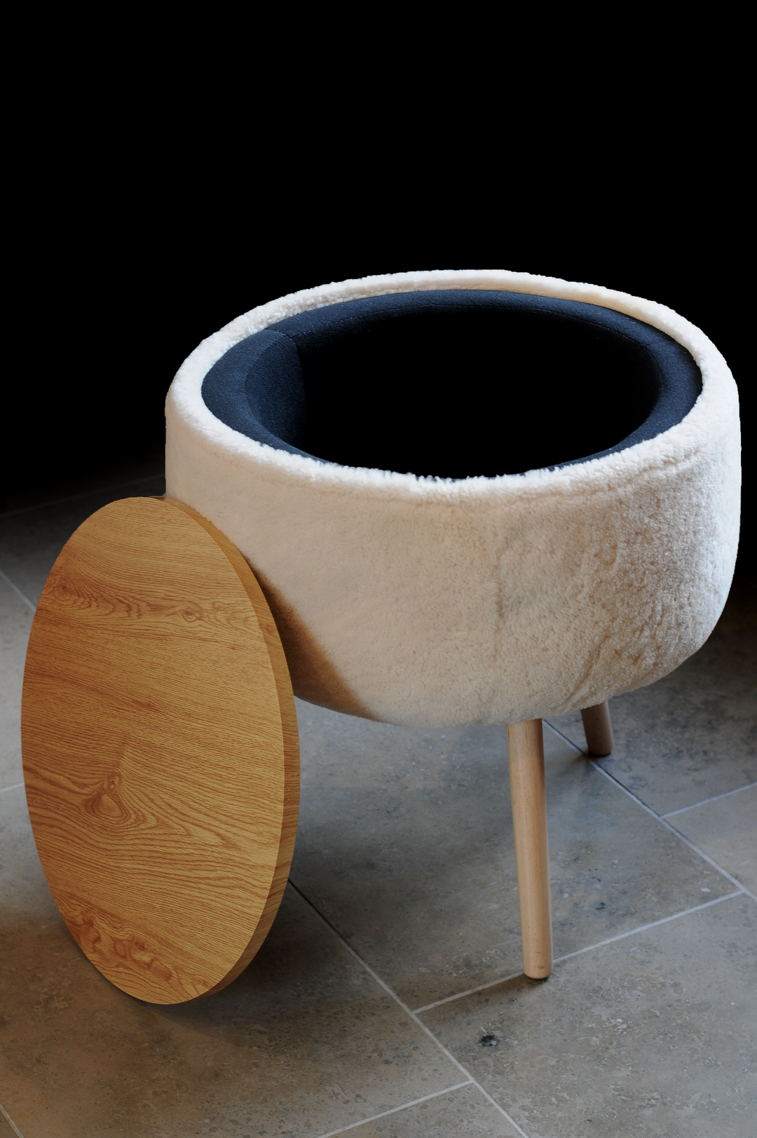 Levinsky Bord nr. 3 - Australsk lam - Tilbehør - Beige