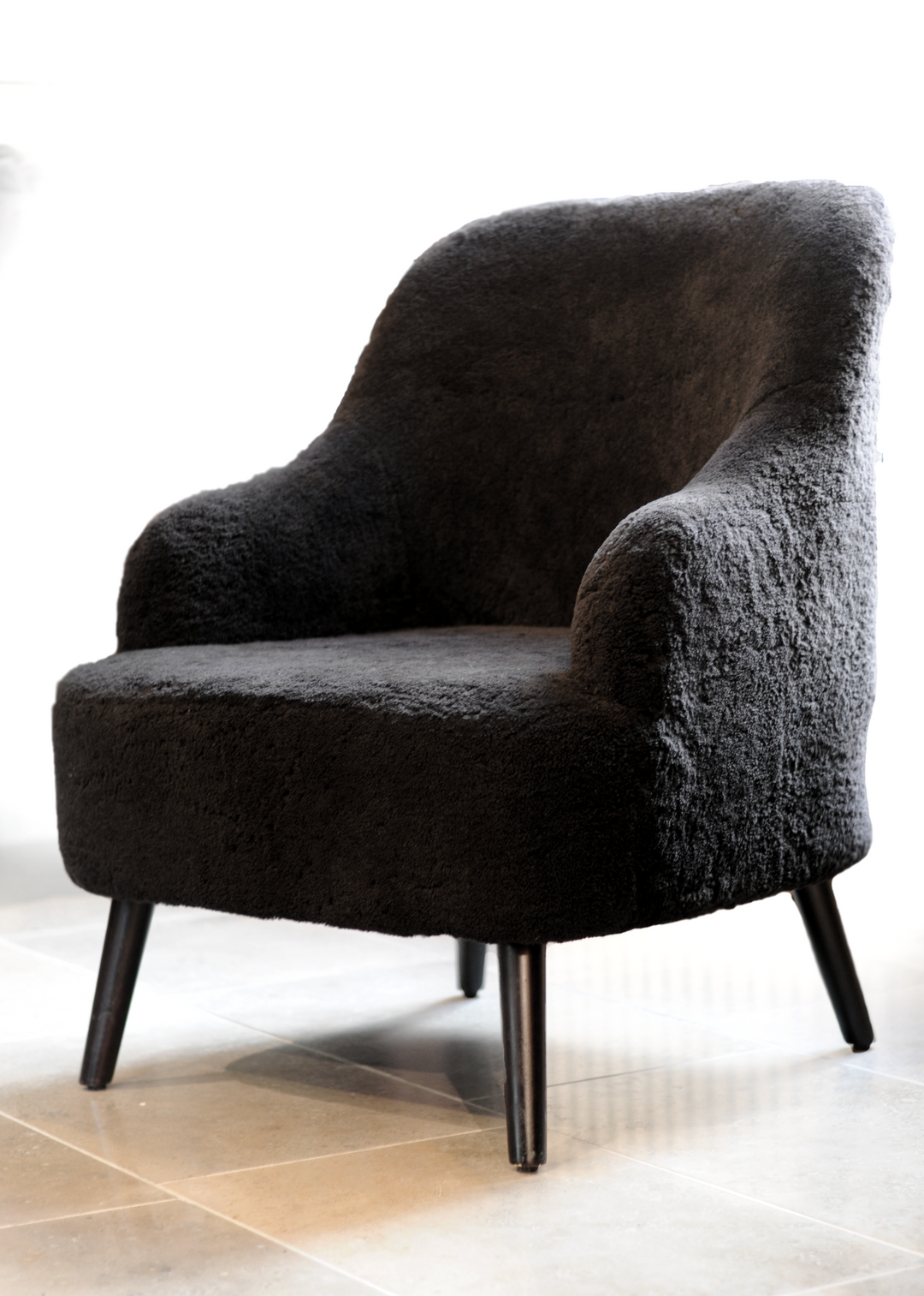 Levinsky Sedia n. 2 - Agnello riccio - Accessori - Marrone scuro