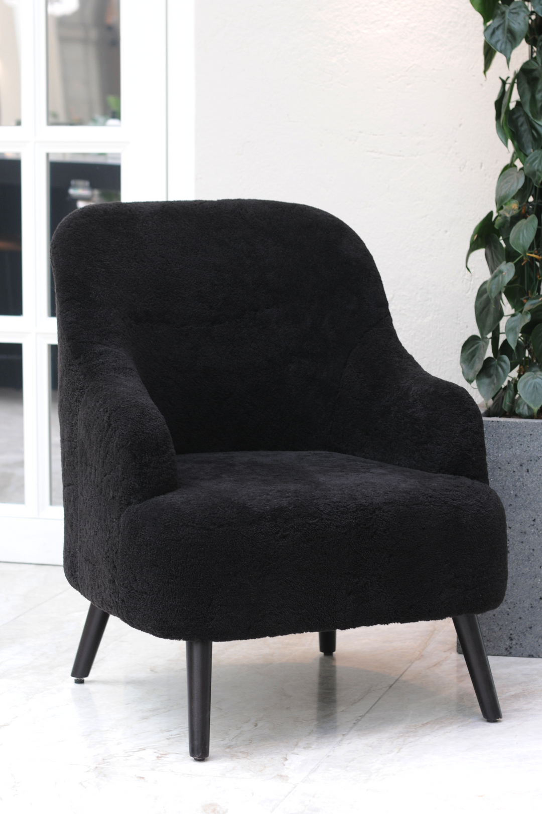 Levinsky Sedia n. 2 - Agnello riccio - Accessori - Marrone scuro