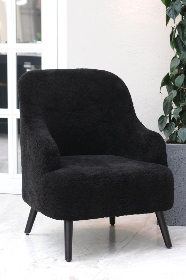 Levinsky Sedia n. 2 - Agnello riccio - Accessori - Marrone scuro