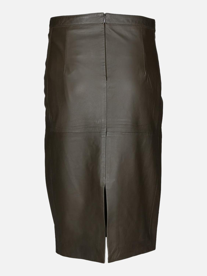 Alondra-hame - Lamb Plonge Leather - Naiset - Khaki