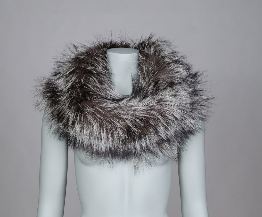 9362 Shawl Fox Knitted - Accesories Natural
