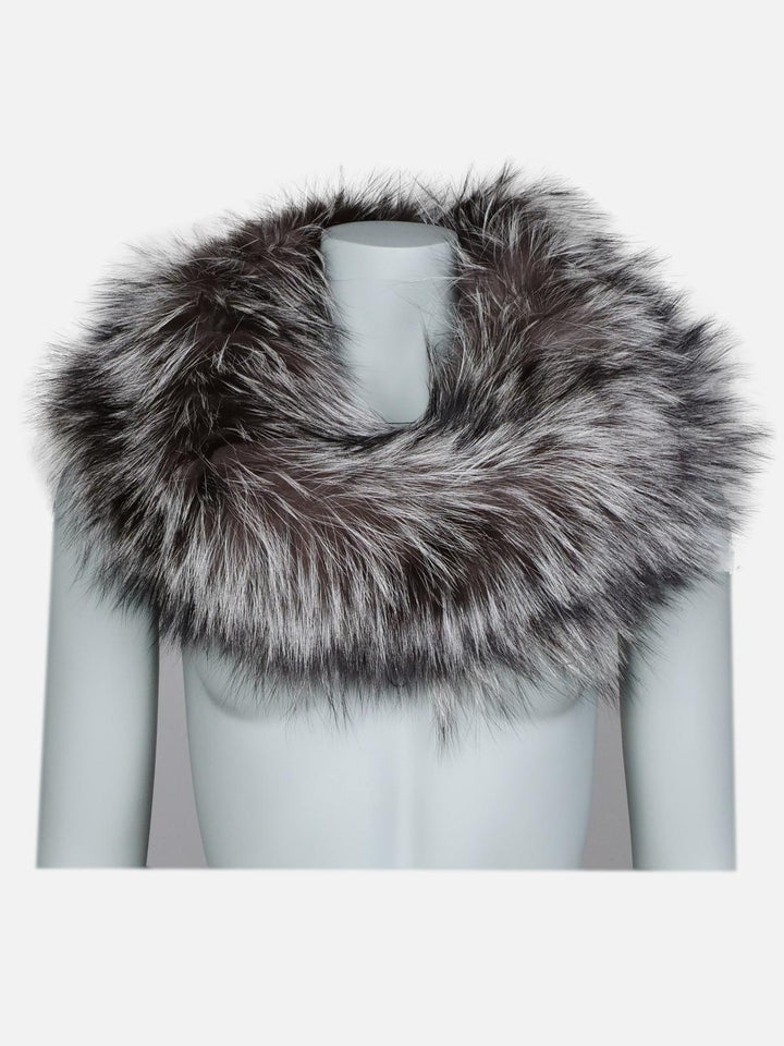 9362 Shawl Fox Knitted - Accesories Natural