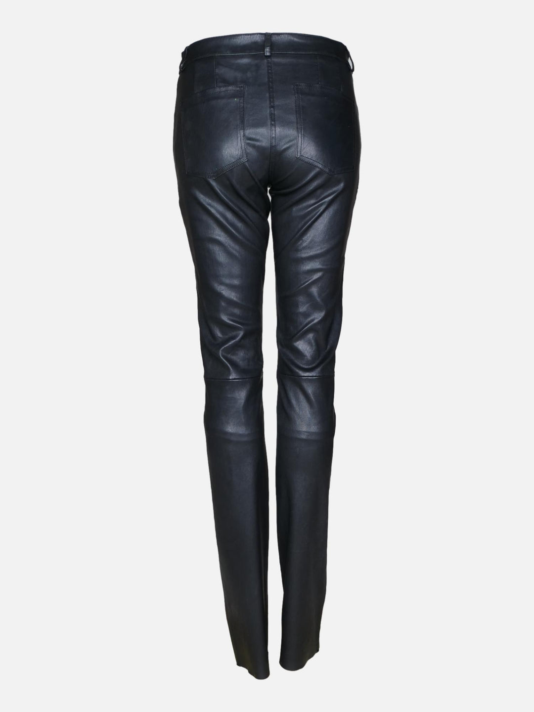 Envi Housut - Lamb Stretch Nahka - Naiset - Musta