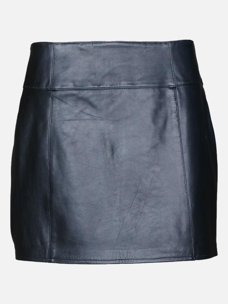 Susanne Rok - Lamsnappaleer - Dames - Zwart