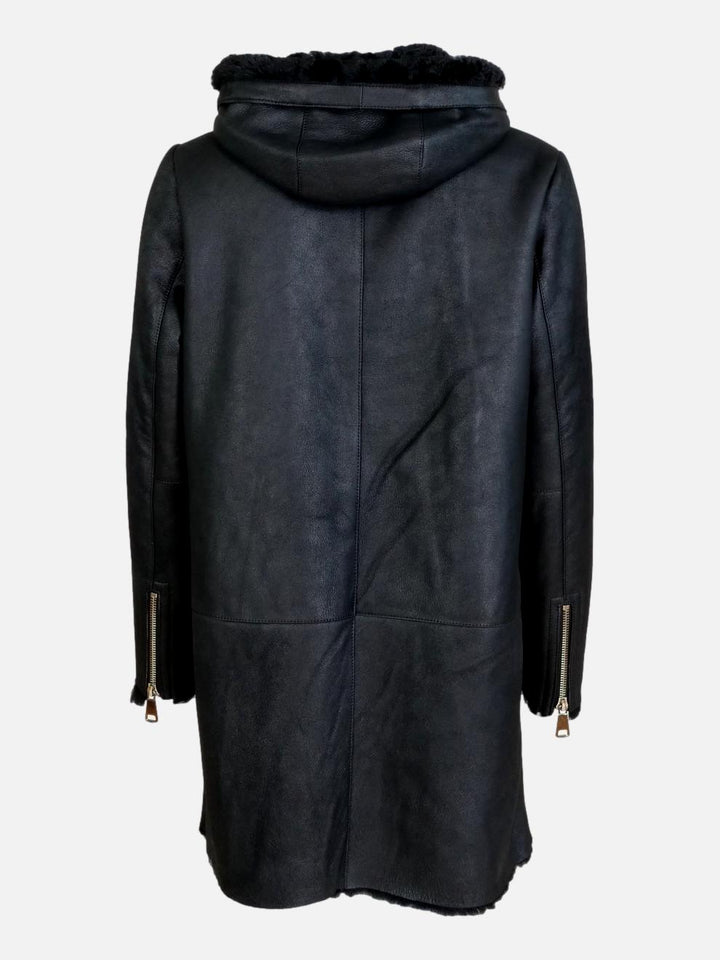 Abella, 85 cm. - Nappa Lamb Crack - Dames - Zwart