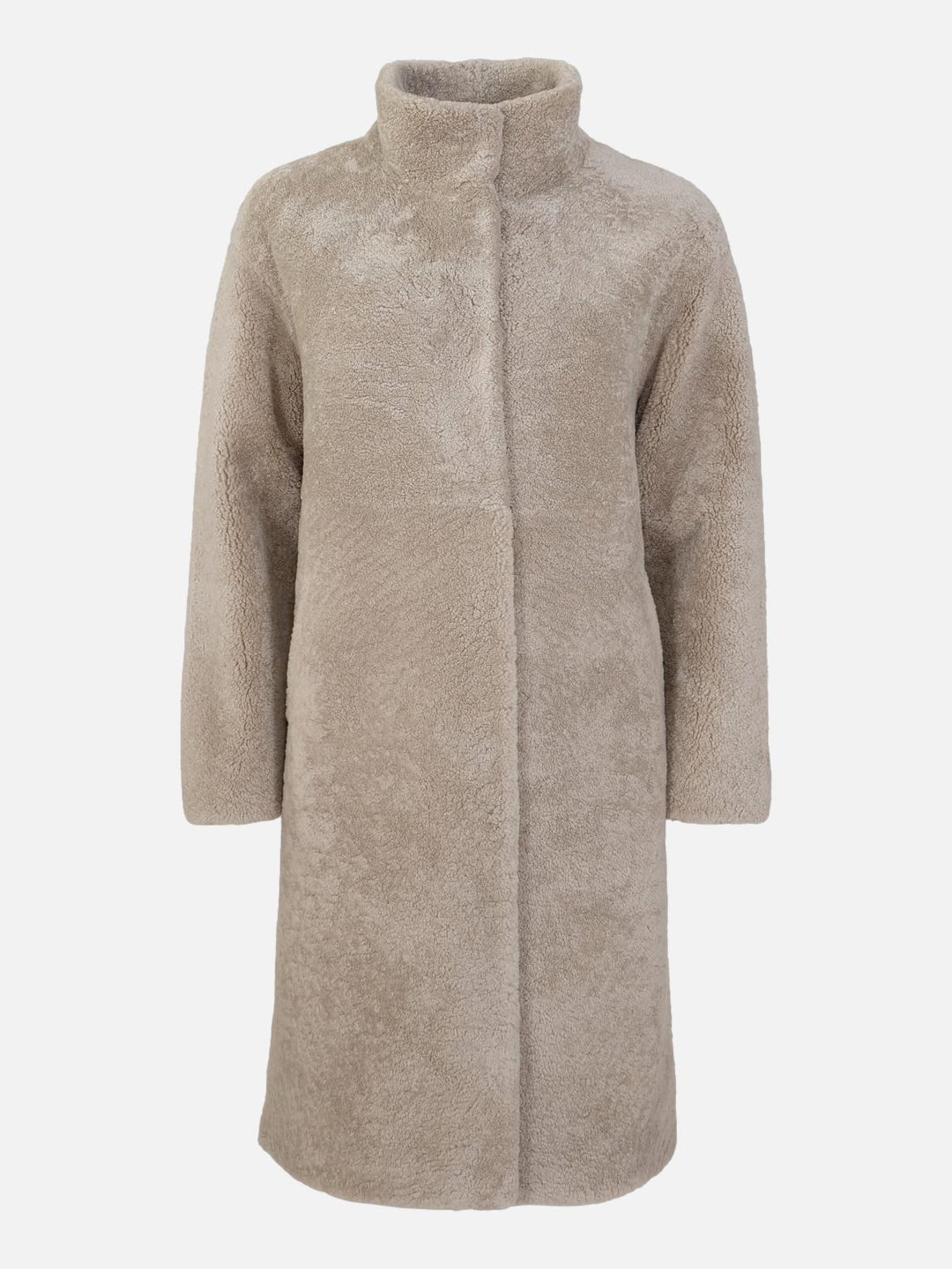 Filuka, 100 cm. - Krave - Krøllet lam - Kvinder - Grå