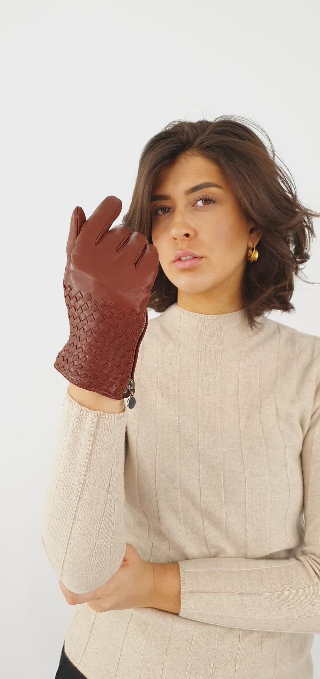 Z-1601 Zip Glove - Læder / Skindhandske - Tilbehør - Whisky