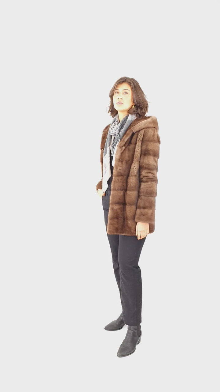 Petrovski, 80 cm. - Hette - Mink - Dame - Scan Glow